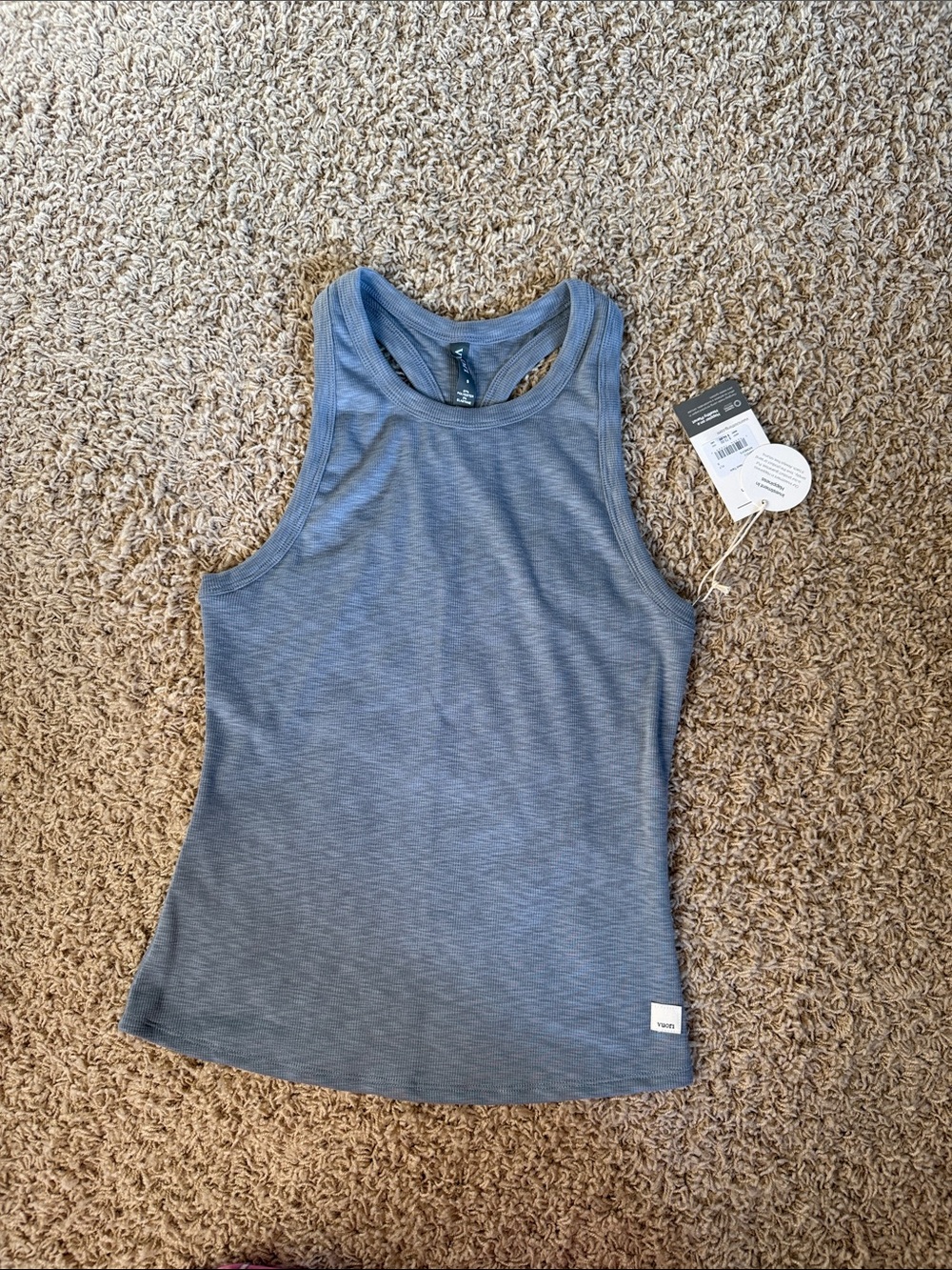 Vuori Sunrise High Neck tank S Flint